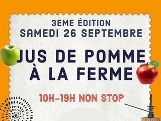 3ème édition du Jus de pomme à la ferme !