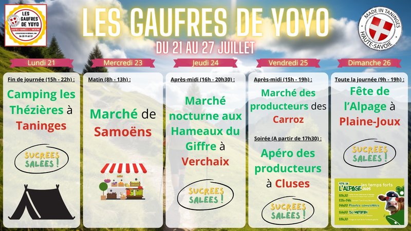Evenement Les gaufres de Yoyo