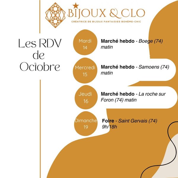 Evenement Bijoux and Clo