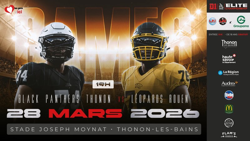 Evenement Black Panthers Thonon Foot US