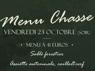 Menu chasse