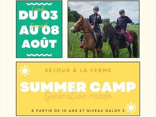 Cet été, partez à l’aventure avec notre camp rando à la ferme !