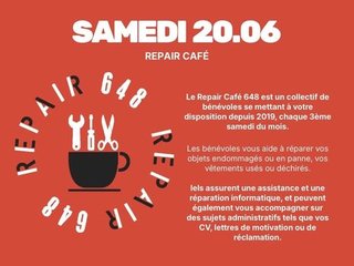 Repair café de juin !
