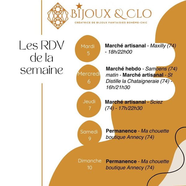 Evenement Bijoux and Clo