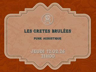 Les Crêtes Brulées (Punk Accoustique) @LePoulpe