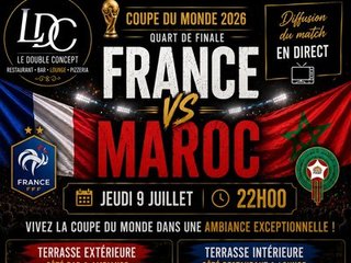 Quart de Finale de la CDM - France vs Maroc -