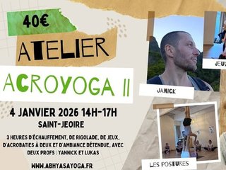 Atelier d’Acroyoga – avec Janick & Lukas