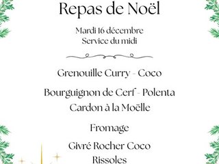 Repas de Noël !
