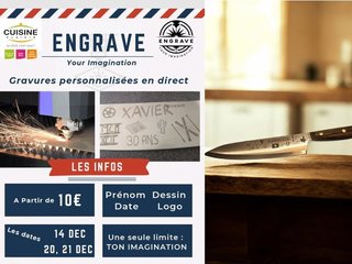 Personnalisez vos achats avec "ENGRAVE"