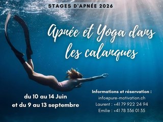 Stage Apnée & Yoga dans les Calanques – 2026 " early bird "