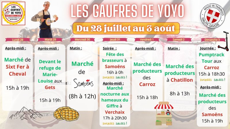 Evenement Les gaufres de Yoyo