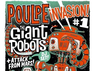 Poupe Invasion #1 - The Giant Robots & Attack from Mars !!