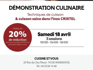 Technique de cuisson à l'inox - CHRISTEL