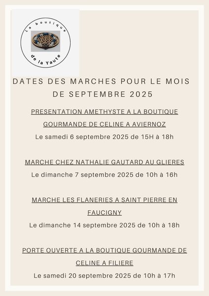 Evenement La Boutique de la Yaute