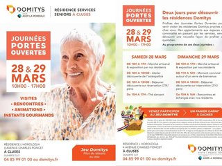 Les Portes Ouvertes de la Résidence Domitys de Cluses