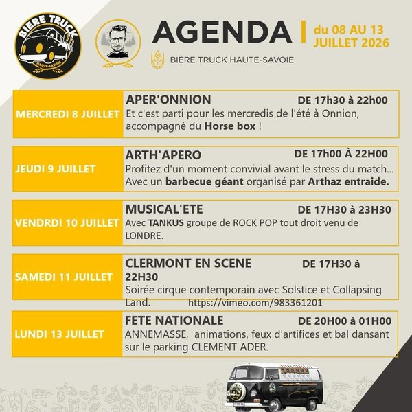 Evenement Bière Truck Haute-Savoie