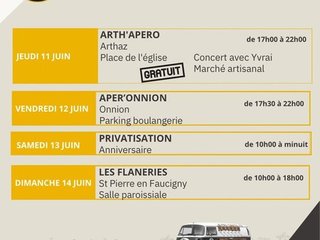 Programme de la semaine … tu viens nous voir où ? 