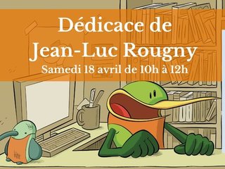 Séance de dédicaces avec Jean-Luc Rougny