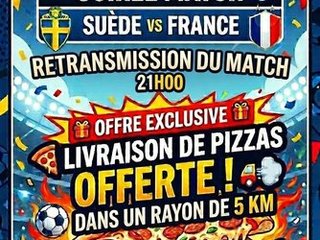 Soirée Match - France vs Suède 