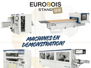 Les machines SCM à EuroBois 2026 !