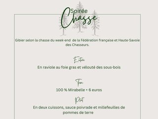 Soirée chasse au Charmagit