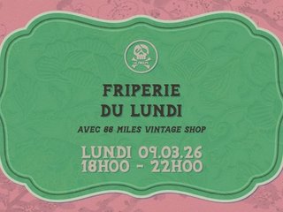 La Friperie du lundi x 88 Miles Vintage Shop @LePoulpe