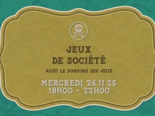 Jeux de société x Le Domaine des Jeux @LePoulpe