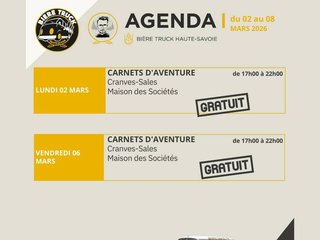 Festival Carnets d'Aventures X Bière Truck Haute-Savoie !