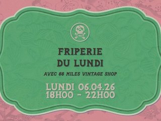 Friperie du Lundi x 88 Miles Vintage Shop @LePoulpe