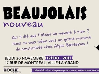 Événement Beaujolais Nouveau 2025 