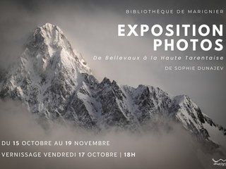 Vernissage de l’exposition photos « De Bellevaux à la Haute Tarentaise »