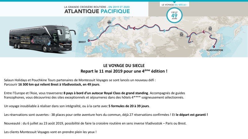 Evenement Montessuit Voyages