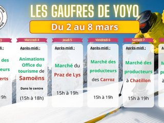 Les marchés de la semaine !