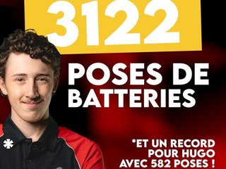 3 122 batteries posées en 2025 : un record pour nos équipes !