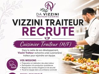 VIZZINI TRAITEUR RECRUTE !