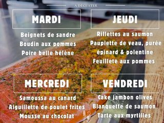Au menu cette semaine