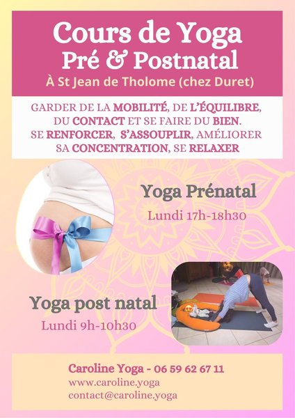 Petite Annonce Caroline Yoga