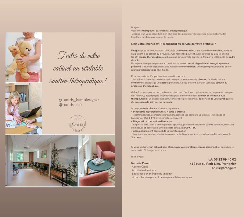 Petite Annonce Nathalie Architecte d'intérieur