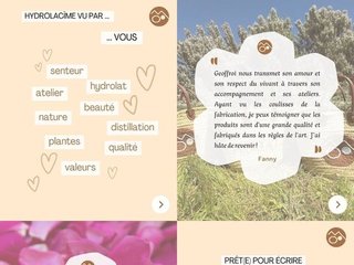 Hydrolacîme vu par vous !