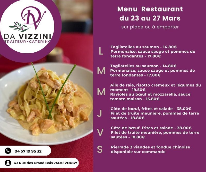 Petite Annonce Da Vizzini Traiteur