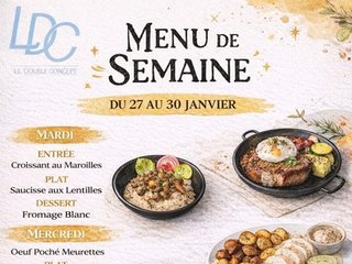 Au menu cette semaine !