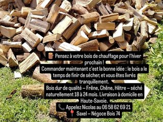 Pensez à votre bois de chauffage !!