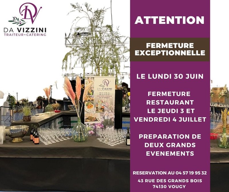 Petite Annonce Da Vizzini Traiteur