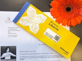 Une jolie surprise à l’agence… 