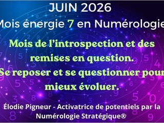Le mois de Juin 20267