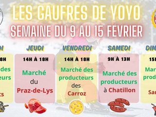 Les marchés de la semaine !