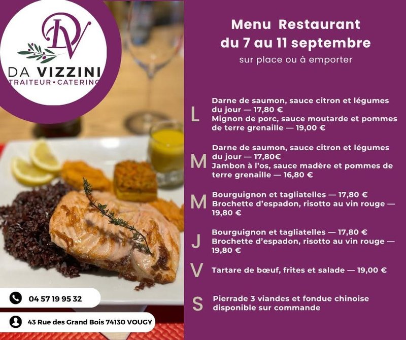 Petite Annonce Da Vizzini Traiteur