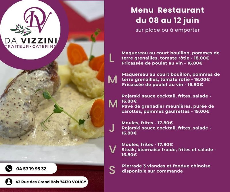 Petite Annonce Da Vizzini Traiteur