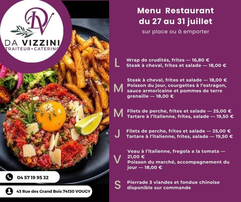 Petite Annonce Da Vizzini Traiteur