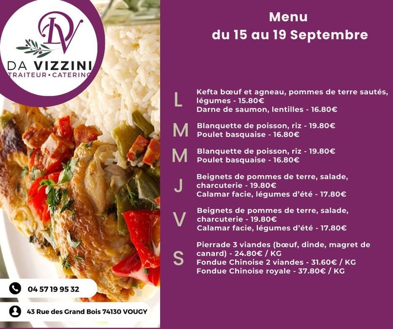 Petite Annonce Da Vizzini Traiteur